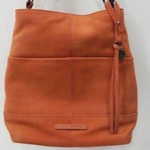 Lucky Brand coral leather purse